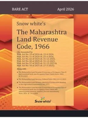 Snow White’s The Maharashtra Land Revenue Code, 1966 Bare Act