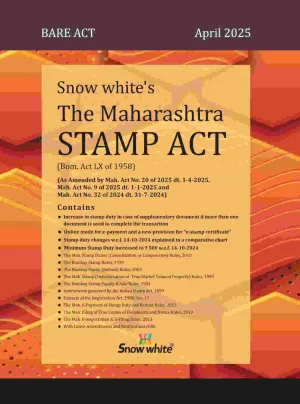 Snow White’s The Maharashtra Stamp Act ( Bare Act)