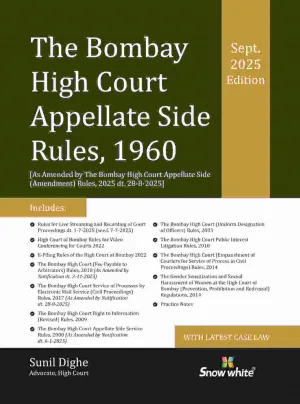 The Bombay High Court ( Original Side) Rules, 1980 With Forms & Practice Notes