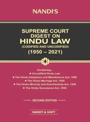 S.C. Digest on Hindu law 1950- 2021 Reprint-2026