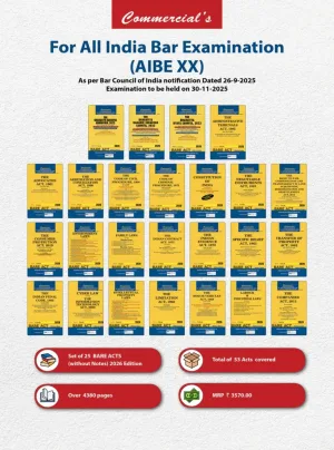 AIBE COMBO - 25 Bare acts without notes as per BCI