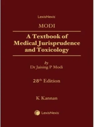 A Textbook of Medical Jurisprudence and Toxicology