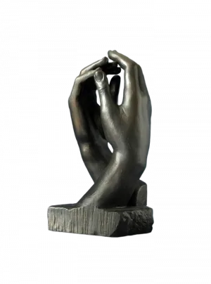 August Rodin Cathedral Hands