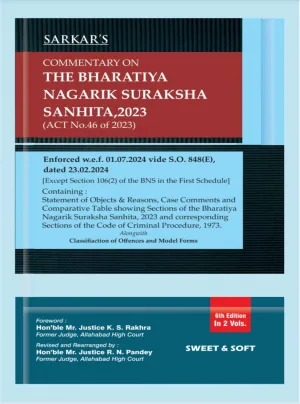 Bharatiya Nagrik Suraksha Sanhita In 2 Vols Reprint-2026