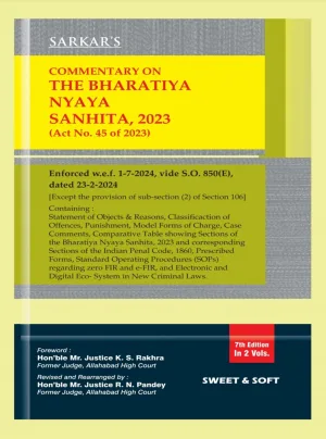 Bharatiya Nyaya Sanhita In 2 Vols Reprint-2026