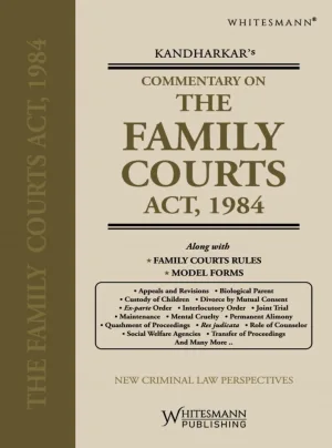 Commentary On The Family Courts Act,1984,(1st Edition) 2026