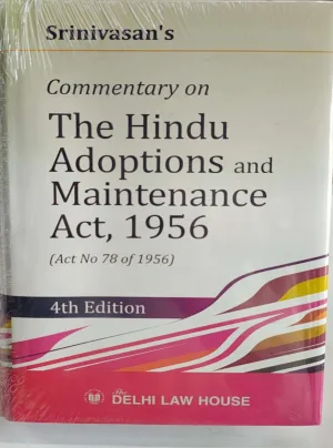 Commentary on The Hindu Adoptions & Maintenance Act, 1955, 4th New Edn. Reprint 2026