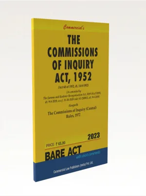 The Commissions of Inquiry Act, 1952