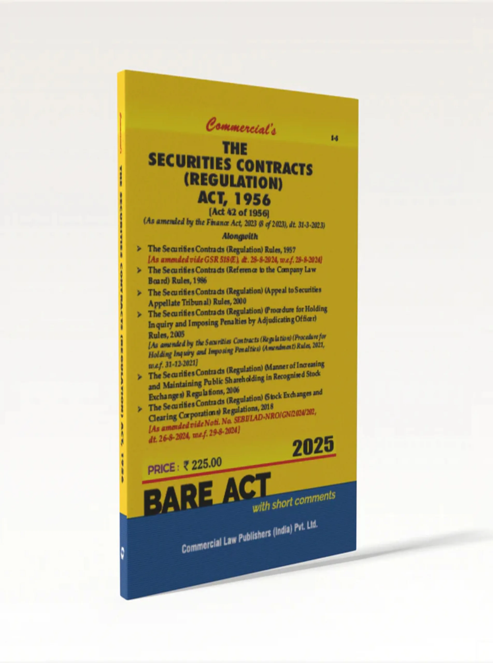 The Securities Contract Regulation Act 1956