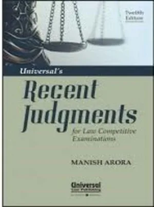 Universal's Recent Judgments for Law Competitive Examinations