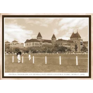 Central Telegraph Office Bombay 1872 heritage art print