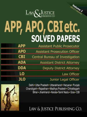 APP, APO, CBI etc. Solved Papers Edition 2022 in 2 VolS