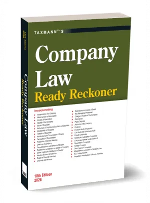 Company Law Ready Reckoner 18th Edition 2026