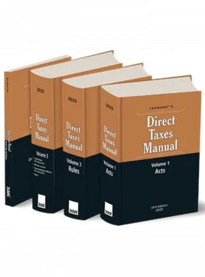 Direct Taxes Manual | Set of 3 Volumes
