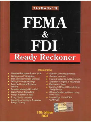 FEMA and FDI Ready Reckoner 24th Edition 2026