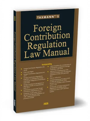 Foreign Contribution Regulation Law Manual Edition 2026