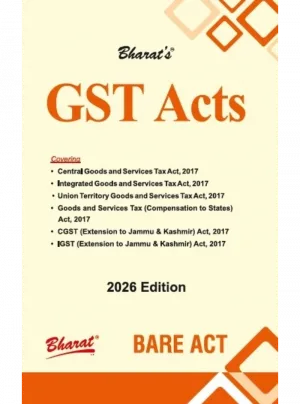 GST Acts (Bare Act) 1st Edition 2026