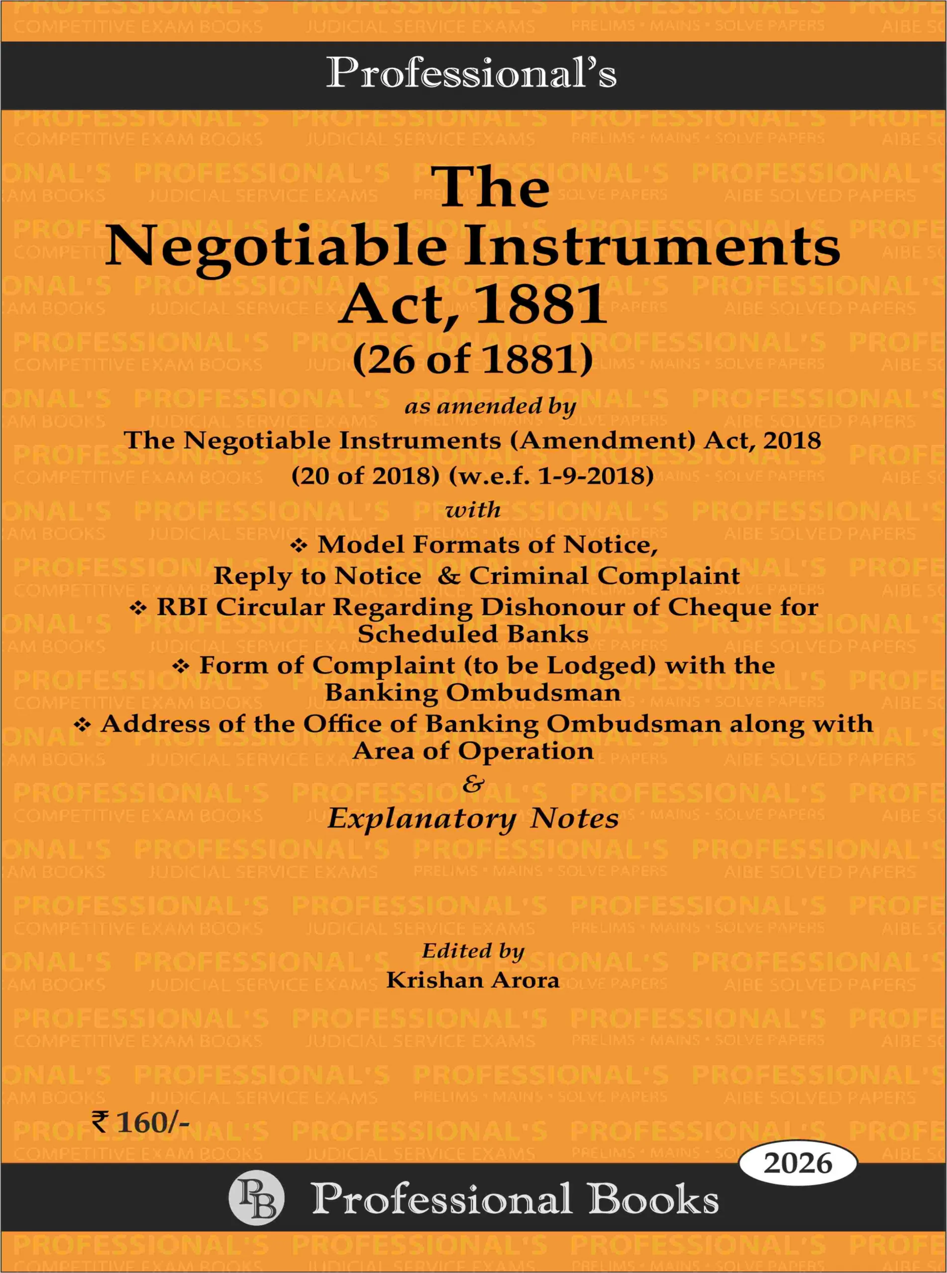 Negotiable Instruments Act 1881
