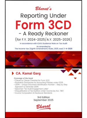 Reporting Under Form 3CD – A Ready Reckoner 3rd Edition 2025