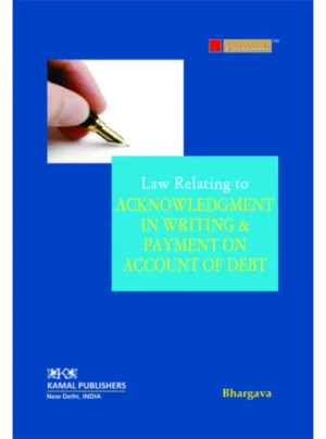 Acknowledgment in Writing and Payment on Account of Debt