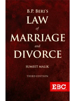 B.P. Beri's Law of Marriage and Divorce ( 3rd Edition ) 2020