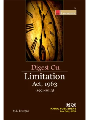 Digest of Limitation Act, 1963 (1991-2014)