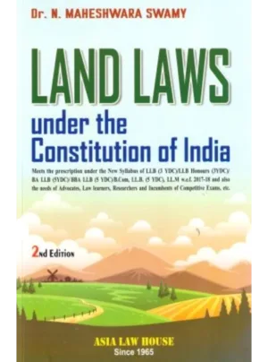 Land Laws under the Constitution of India (2nd Edition) 2023