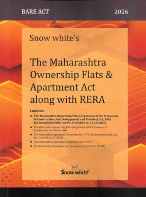 Snow White’s The Maharashtra Ownership Flats & Apartment Act Along With Rera