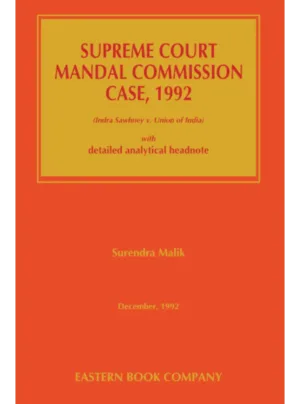 Supreme Court Mandal Commission Case (Indra Sawhney)