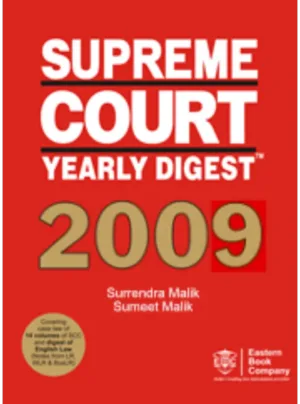 Supreme Court Yearly Digest 2009