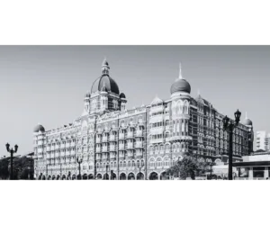 Taj Mahal Palace frame Black & White