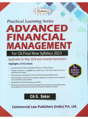 Advanced Financial Management (1st Edition) 2023