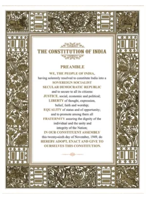 “The Constitution of India” Preamble