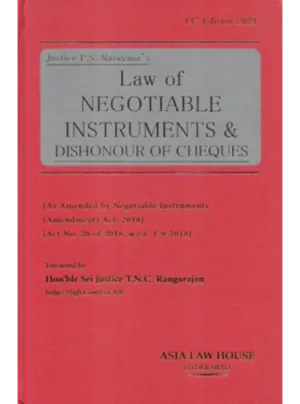 Law of Negotiable Instruments and Dishonour of Cheques (14th Edition)