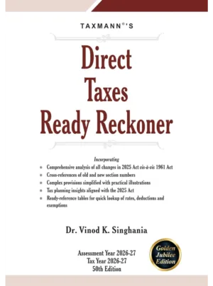 Direct Taxes Ready Reckoner (50th Edition)