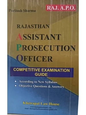Assistant Prosecution Officer Competitive Examination According To New Syllabus Edition 2025