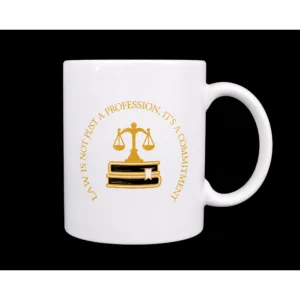 Lawyered Mug - Scales of Justice