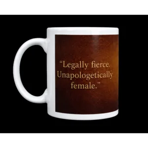 Legally Fierce - Unapologetically Female Lawyer Mug