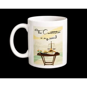 The Constitution Is My Sword - Scales & Gavel Quote Mug