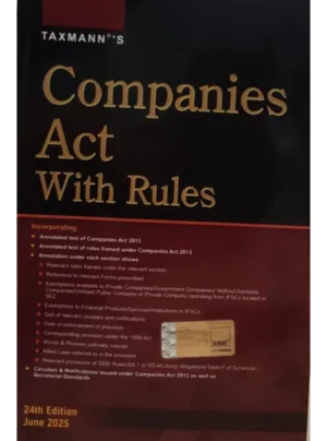 Companies Act With Rules 24th Edition 2025