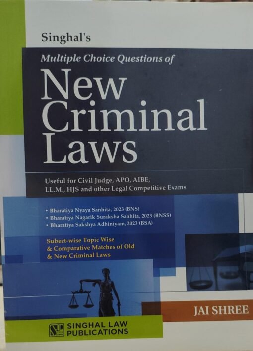 Multiple Choice Questions Of New Criminal Laws Edition 2025