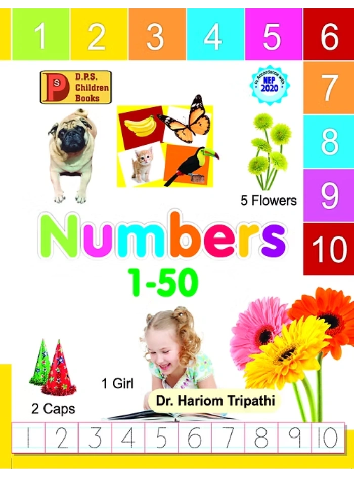 Numbers 1 To 50 Edition 2025,PB