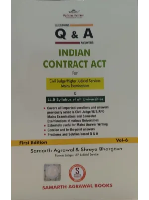 Question & Answer Indian Contract Act (Vol 6) 1st Edition 2025