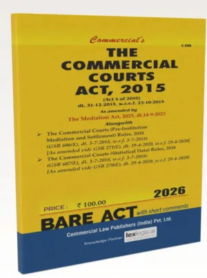 The Commercial Courts Act, 2015