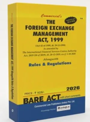 The Foreign Exchange Management Act, 1999