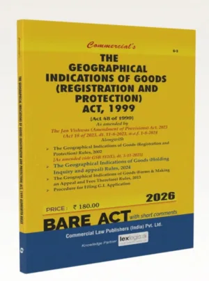 The Geographical Indications of Goods (R&P) Act, 1999