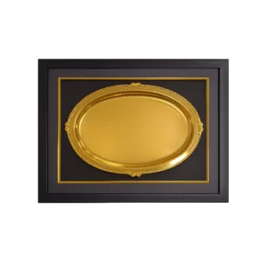 Gold Plate Engraving Trophy ( Rectangle Shaped )
