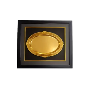 Premium Gold Plate Engraving Trophy ( Square Shaped )