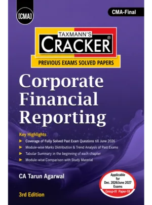 Cracker – Corporate Financial Reporting (CMA Final) | Previous Exams Solved Papers | 3rd Edition